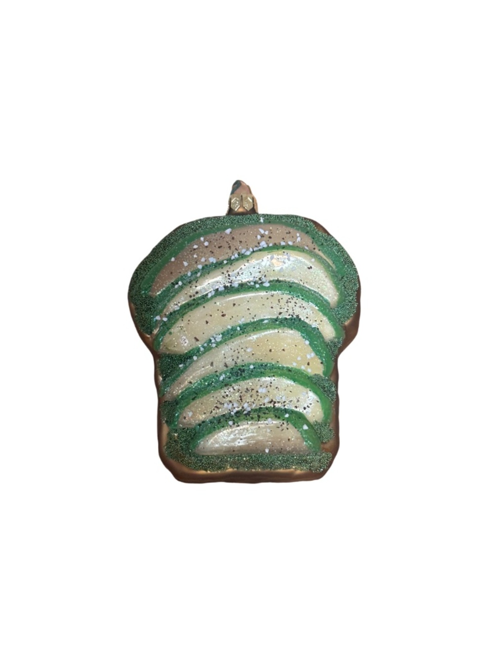 NEW Cody Foster 4.0 Inch Avocado Toast Christmas Tree Ornament